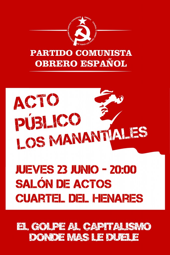 Cartel 26J Acto público Guadalajara Los Manantiales web